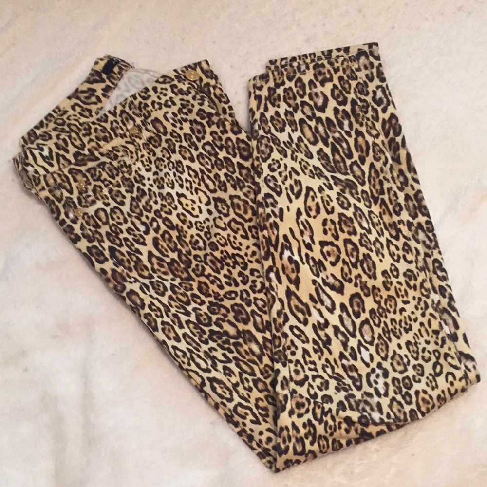 Leopard print 7 For All Mankind Jeans